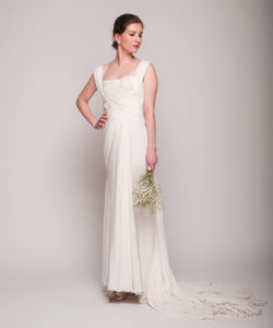 Elie Saab for Pronovias 'Casandra' Ivory Silk Wedding Dress - Pronovias - Nearly Newlywed Bridal Boutique - 2