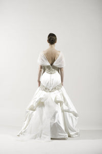 Kenneth Pool 'Alencon' Silk Gown - Kenneth Pool - Nearly Newlywed Bridal Boutique - 2