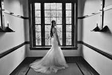 Load image into Gallery viewer, Lis Simon &#39;Harlow&#39; size 10 used wedding dress back view of dress
