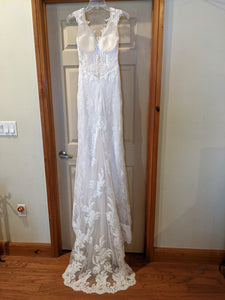 Bridal Gown Studio 'Sleeveless Chantilly Lace Sheath SGDOL1'