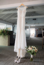 Load image into Gallery viewer, Mikaella &#39;1802&#39; size 4 used wedding dress front view on hanger
