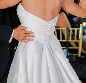 Pronovias 'Strapless Sweetheart A-Line Wedding Dress'