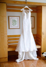 Load image into Gallery viewer, Pronovias &#39;Tibet/Pladie&#39; size 2 used wedding dress front view on hanger
