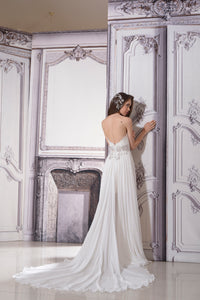 Pnina Tornai '4332' size 8 new wedding dress back view on model