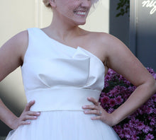 Load image into Gallery viewer, Amsale &#39;Parker&#39; One-Shoulder Wedding Dress - Amsale - Nearly Newlywed Bridal Boutique - 2
