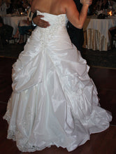 Load image into Gallery viewer, Maggie Sottero &#39;Sabelle&#39; size 14 used wedding dress back view on bride

