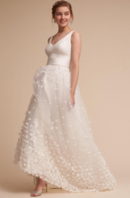Load image into Gallery viewer, BHLDN &#39;Mimi&#39; size 0 used wedding dress front view on model
