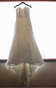 Augusta Jones 'Marsha' size 4 new wedding dress front view on hanger