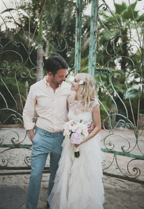 Valentino Lace & Ruffled Silk Organza Wedding Dress - Valentino - Nearly Newlywed Bridal Boutique - 3