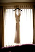 Load image into Gallery viewer, Angelo Lambrou Aurora Silk Sheath Wedding Dress - Angelo Lambrou - Nearly Newlywed Bridal Boutique - 4
