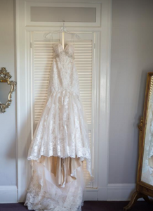 Essence of Australia 'DU2042' size 2 used wedding dress front view on hanger