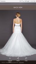 Load image into Gallery viewer, Winnie Couture &#39;Teagan&#39; size 10 used wedding dress back view on model

