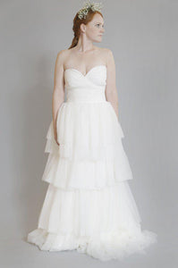 Monique Lhuillier 'Atelier' Silk Tulle Dress - Monique Lhuillier - Nearly Newlywed Bridal Boutique - 2