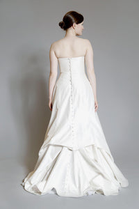 Legends by Romona Keveza Strapless Silk Dress for Kleinfeld - Romona Keveza - Nearly Newlywed Bridal Boutique - 2