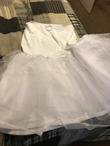 David's Bridal 'Beaded Dress' size 16 new wedding dress view of slip