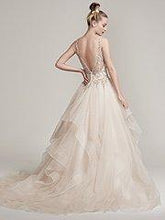 Load image into Gallery viewer, Sottero and Midgley &#39;Amelie&#39; size 6 used wedding dress back view on model
