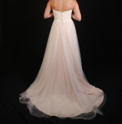 Stella York '6025' size 14 new wedding dress back view on bride