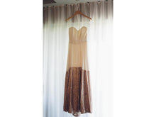 Load image into Gallery viewer, Truvelle &#39;Sierra&#39; size 12 used wedding dress front view on hanger
