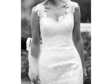 Load image into Gallery viewer, Anna Maier &#39;Aimee&#39; size 2 used wedding dress front view on bride

