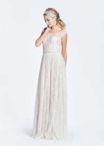 Paolo Sebastian 'Jolene' Lace A-line Wedding Dress - Paolo Sebastian - Nearly Newlywed Bridal Boutique - 6