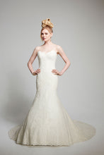 Load image into Gallery viewer, Matthew Christopher &#39;Isabel&#39; size 4 new wedding dress front view on model
