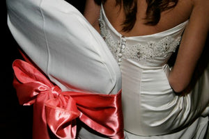 Rivini 'Etoile' size 2 used wedding dress back view close up