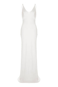 Top Shop 'V Neck' size 4 new wedding dress front view of dress