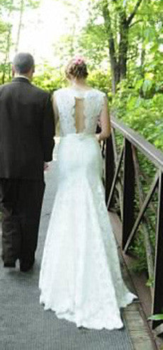 Sposa by St. Pucchi Lace Alencon Gown - Sposa by St. Pucchi - Nearly Newlywed Bridal Boutique - 1