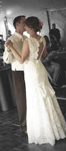 Load image into Gallery viewer, Sposa by St. Pucchi Lace Alencon Gown - Sposa by St. Pucchi - Nearly Newlywed Bridal Boutique - 3

