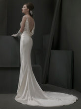 Load image into Gallery viewer, St. Pucchi Satin Style Z343 - St Pucchi - Nearly Newlywed Bridal Boutique - 1
