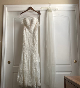 Essense of Australia 'Lysa 2988ZP~#C' wedding dress size-10 PREOWNED