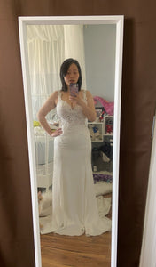 Stella york '6834' wedding dress size-10 SAMPLE