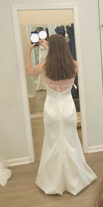 Ines Di Santo 'ROBIN Dress & Cape' wedding dress size-04 NEW