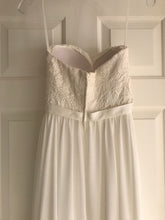 Load image into Gallery viewer, Robert Bullock &#39;Varro&#39; size 0 new wedding dress back view on hanger
