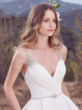Load image into Gallery viewer, Maggie Sottero &#39;Rory&#39; size 16 new wedding dress front view close up on model
