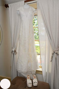Ines Di Santo 'fall' wedding dress size-02 PREOWNED