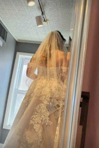 Stella York '7115' wedding dress size-12 NEW