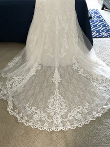 Essense of Australia 'D2451' wedding dress size-08 SAMPLE