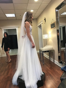 Watters '11110' wedding dress size-00 NEW