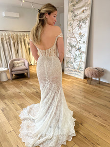 Lee Petra Grebenau 'Sunset' wedding dress size-04 NEW