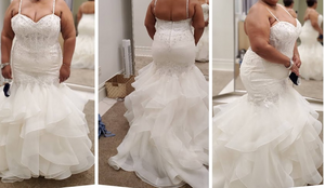 KLeiNFELD DANIELLE CAPRESE 'ARIELXS' wedding dress size-18 NEW