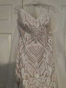 Casablanca '2396 Keaton' wedding dress size-08 NEW