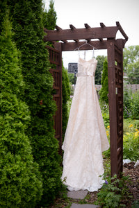 Justin Alexander '8627' wedding dress size-06 PREOWNED