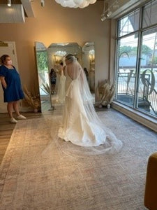 Sarah Seven 'Belmont' wedding dress size-10 NEW