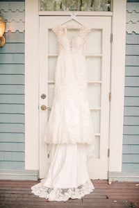 Eddy K. '1131' wedding dress size-08 PREOWNED