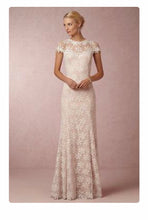 Load image into Gallery viewer, BHLDN &#39;Beautiful&#39; size 8 used wedding dress front view on model
