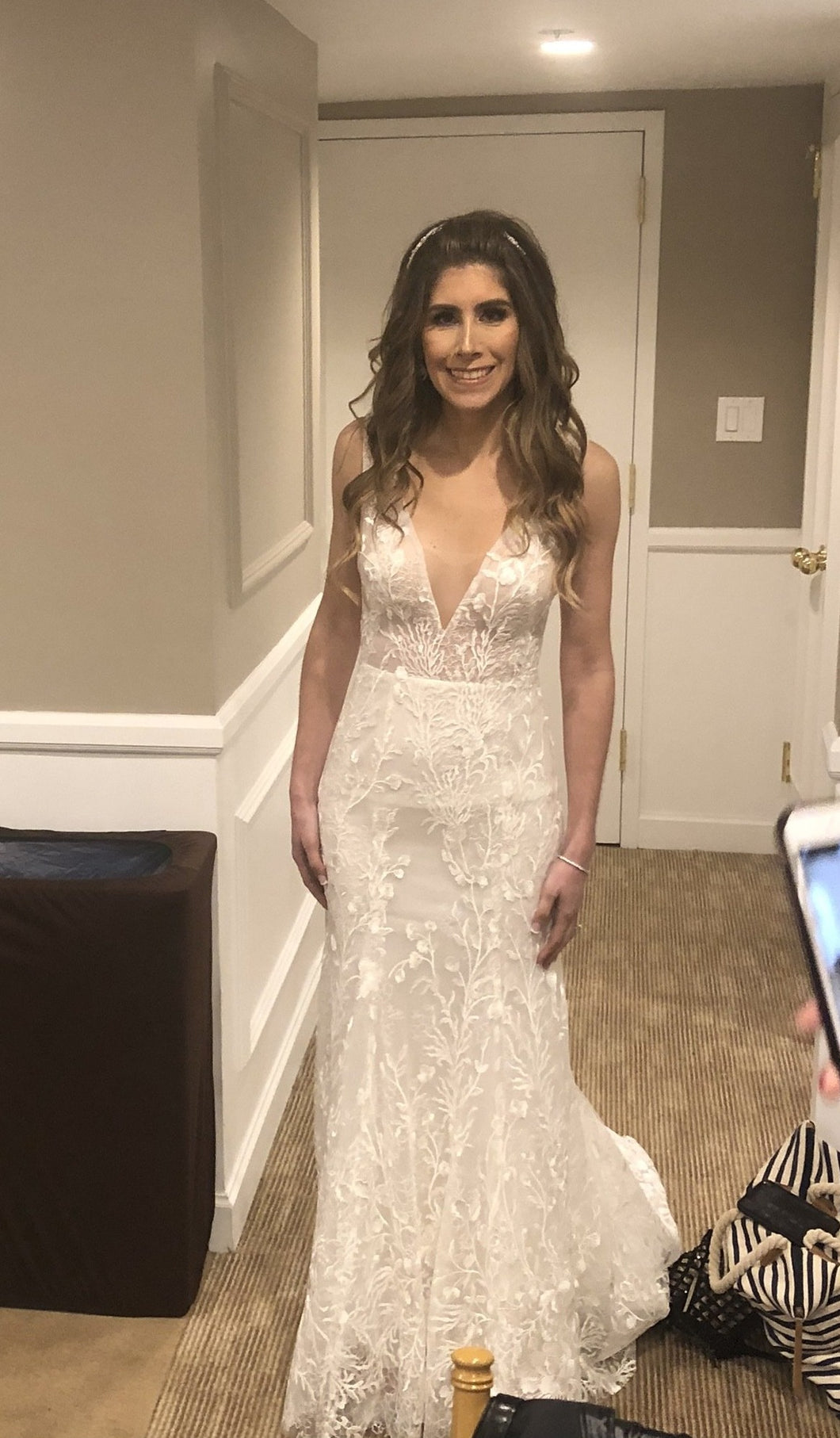 Monique Lhuillier 'Etoile' wedding dress size-04 PREOWNED
