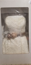 Load image into Gallery viewer, David&#39;s Bridal &#39;Mermaid Tiered Ivory&#39; size 10 used wedding dress in box
