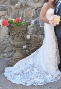Oleg Cassini 'CWG464 ' wedding dress size-08 NEW