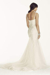 Galina Signature 'SWG690' size 2 new wedding dress back view on model